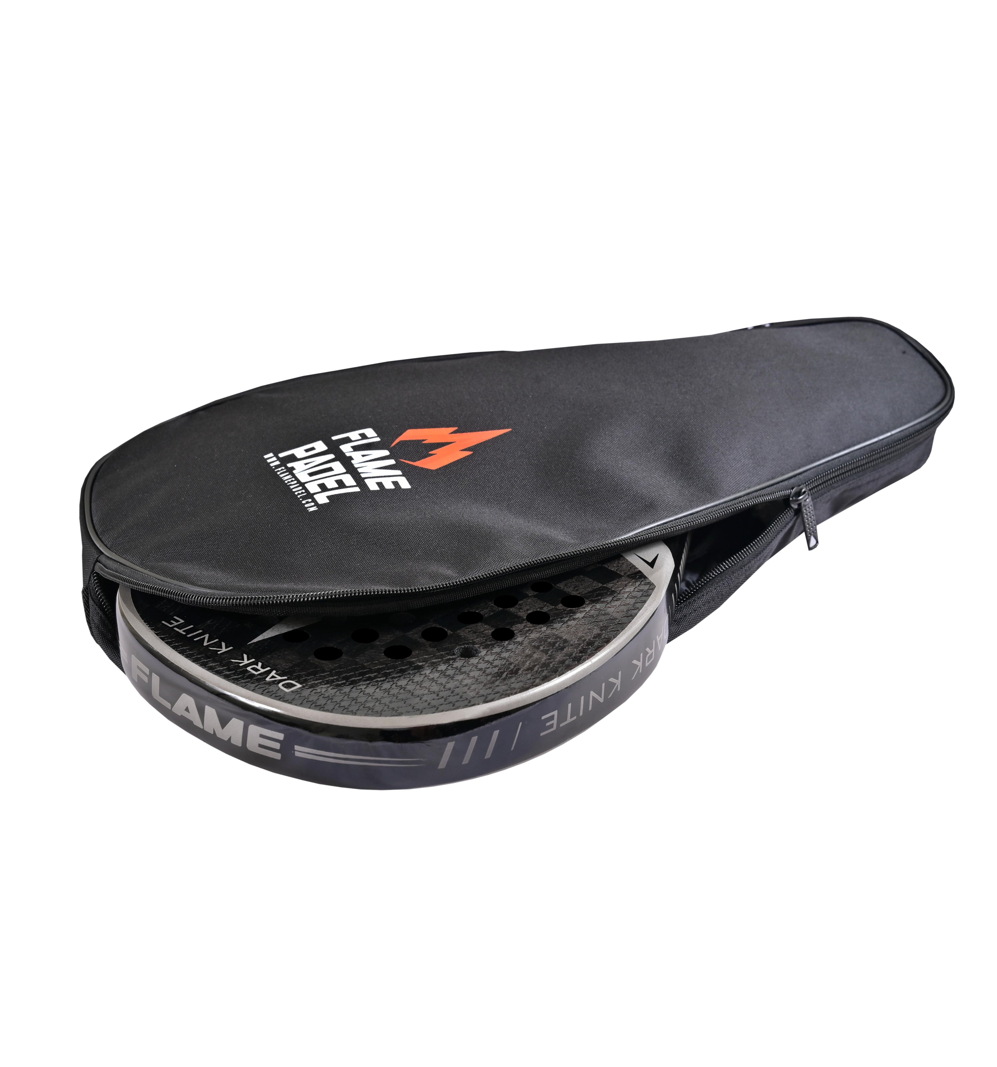 Padel Racket Cover Bag | Protective Padel Bat Sleeve with Full Zip | Flame Padel