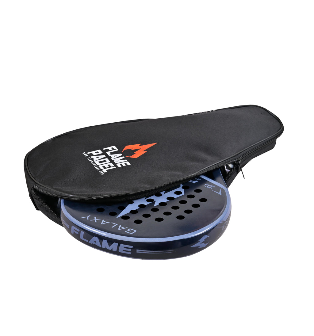 Padel Racket Cover Bag | Protective Padel Bat Sleeve with Full Zip | Flame Padel